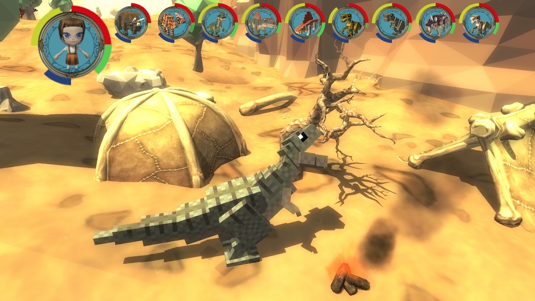 jurassicblockworld gameplay screenshot 1